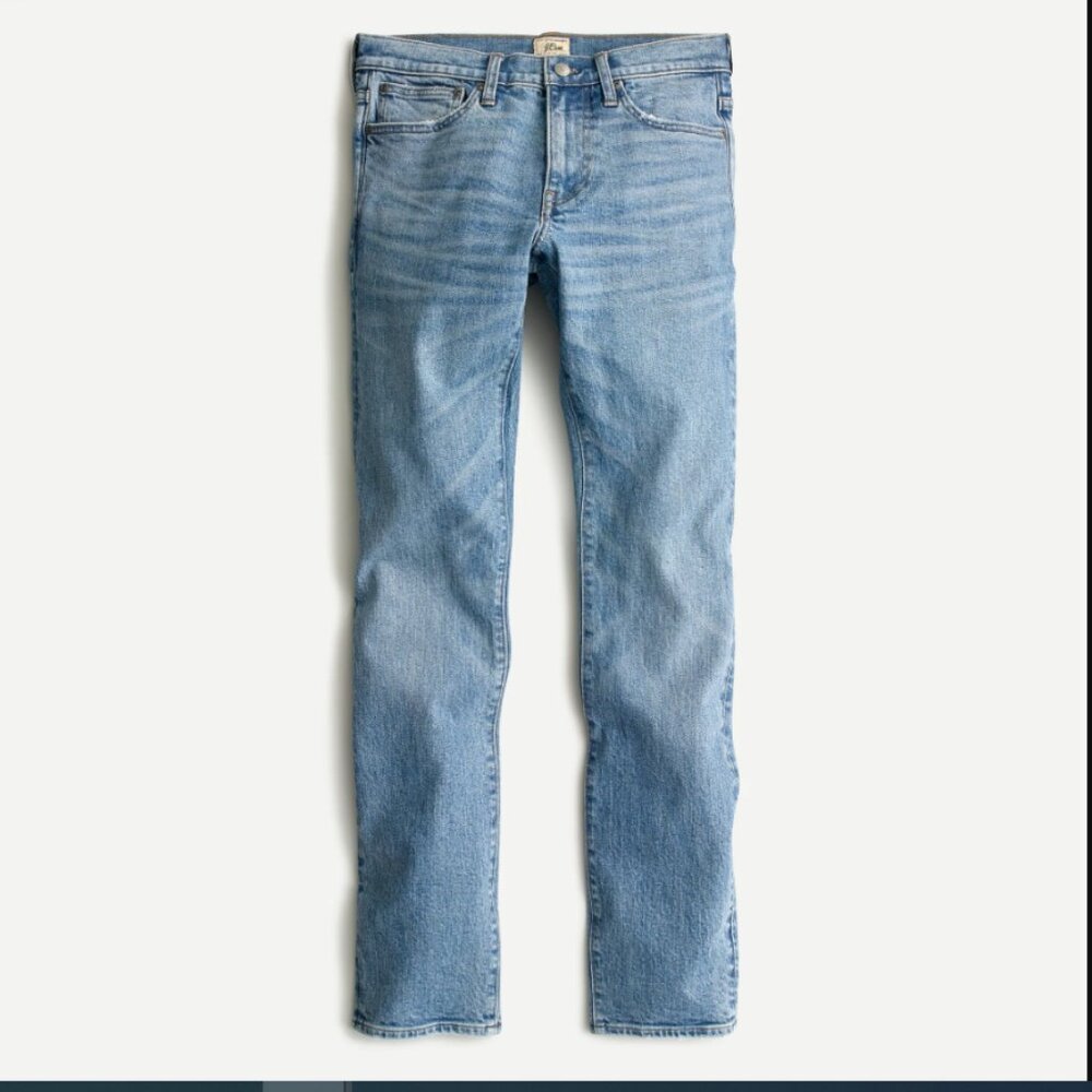 J. Crew 484 Slim-fit stretch jean in light wash 34/32